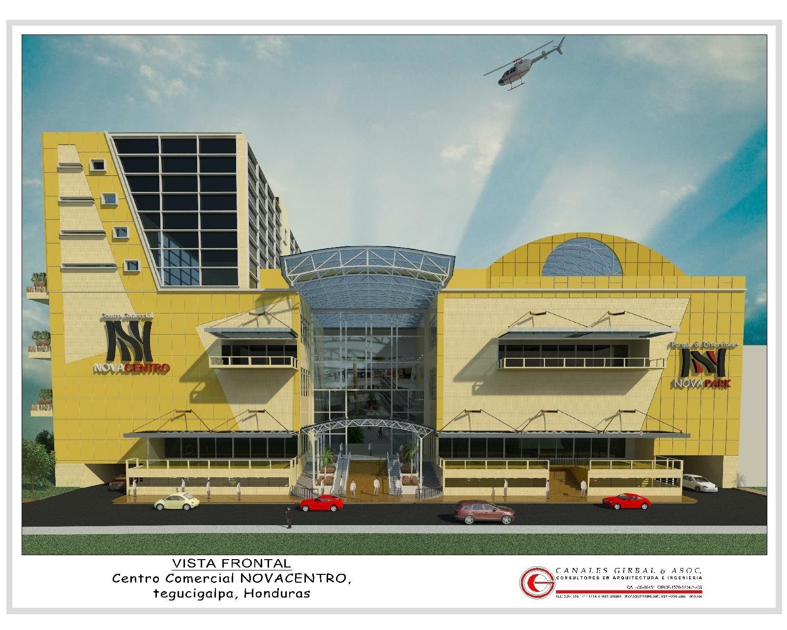 Novacentro, torre comercial disenada por Carlos Paredes