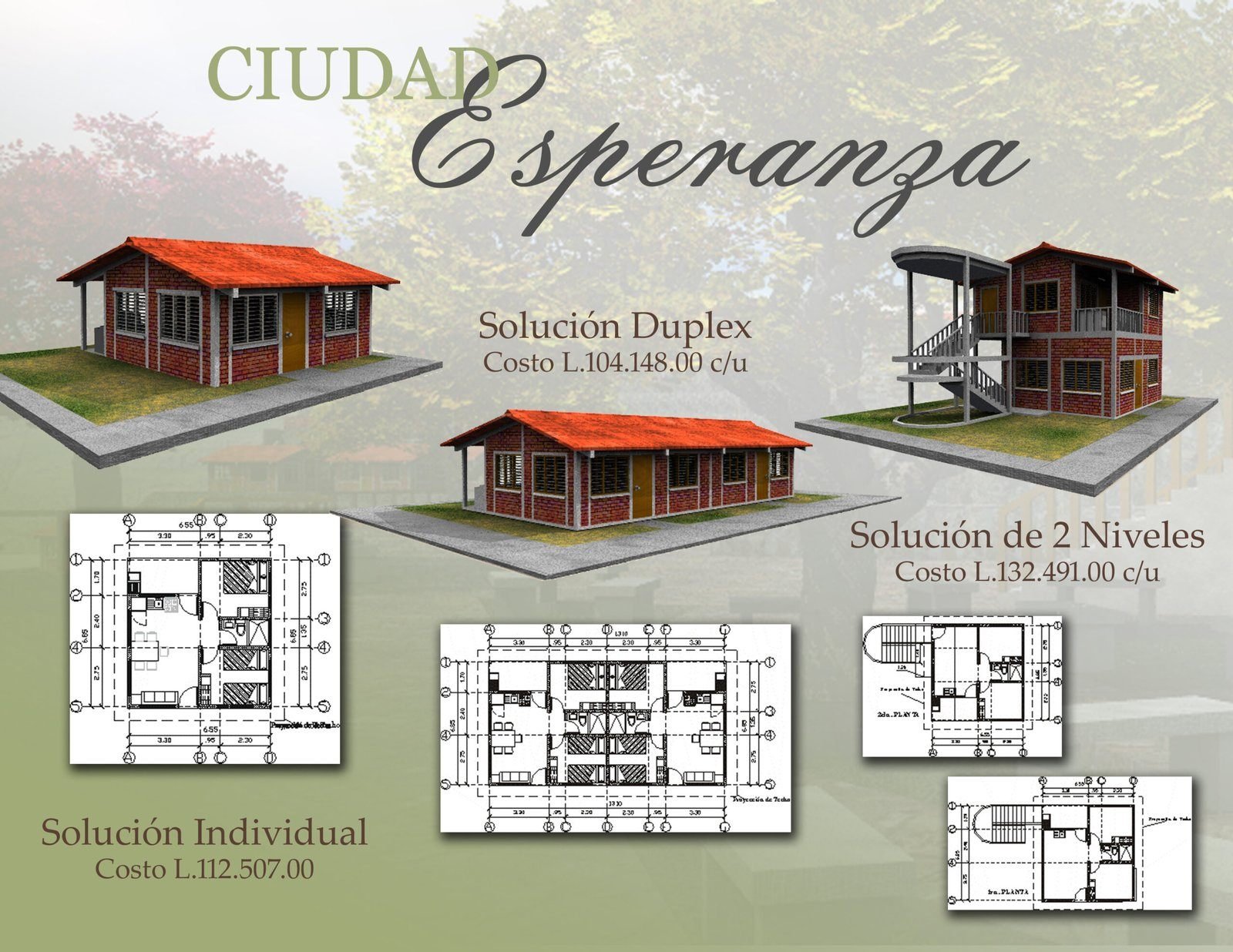 Trifolio, desarrollo de uso mixto